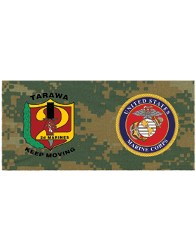 2 Marine Regt, Woodland with USMC Seal
