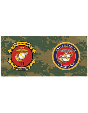 3 Marine Exped Forces, Woodland with USMC Seal
