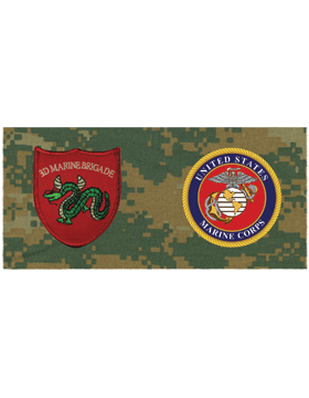 3 Marine Exped Bde, Woodland with USMC Seal