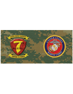 7 Marine Regt, Woodland with USMC Seal