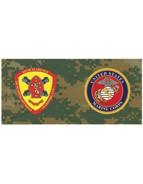 10 Marine Regt, Woodland with USMC Seal