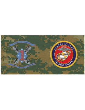 11 Marine Regt, Woodland with USMC Seal