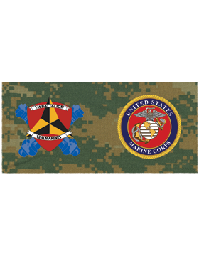12 Marine Regt, Woodland with USMC Seal