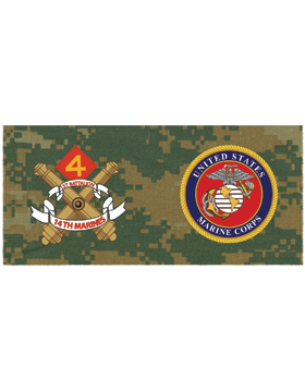 13 Marine Regt, Woodland with USMC Seal