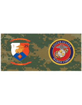 25 Marine Regt, Woodland with USMC Seal