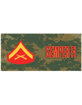 Marine Corps, Lance Corporal, Woodland with Semper Fi