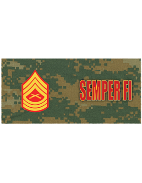 Marine Corps, Master Sergeant, Woodland with Semper Fi