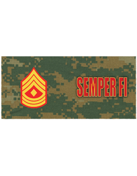 Marine Corps, First Sergeant, Woodland with Semper Fi