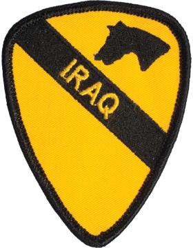 1 Cavalry Iraq Patch 3 1/2in