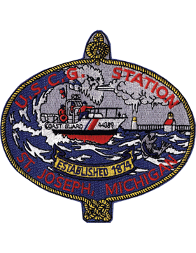 N-CG009 United States Coast Guard Station St. Joseph Michigan Patch