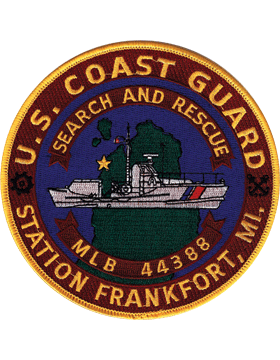 N-CG024 United States Coast Guard Station Frankfort Michigan Patch