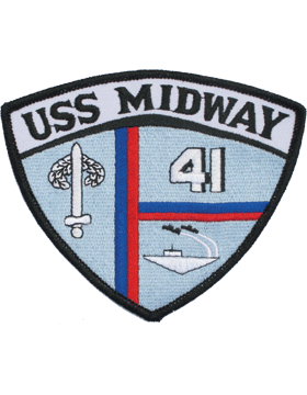 U.S.S. Midway Oval 4 1/2in