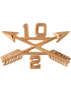 No-Shine (NS-OR-SF-0010)   2-10 Special Forces Officer 10 (Top) 2 (Btm) (Pair)
