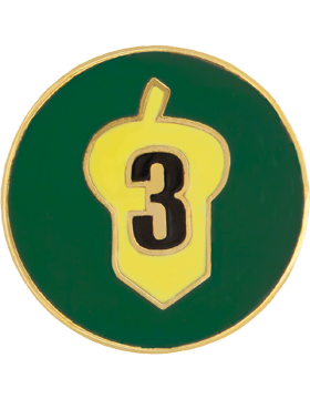 No-Shine (NS-T-P-0087B) 87th Division (MAC) Patch with  Black Center Tie Tac
