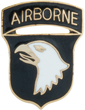 No-Shine (NS-T-P-0101A) 101st Airborne Division Tie Tac