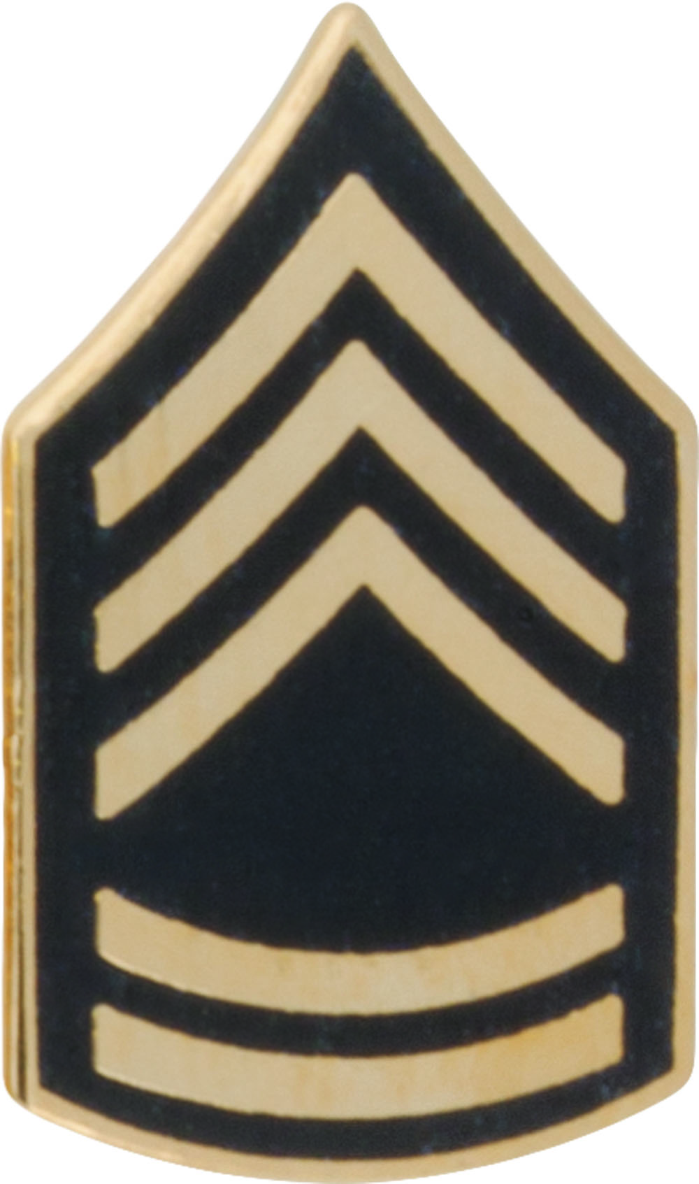 No-Shine Rank (NS-T107) Sergeant First Class (E-7) Tie Tac