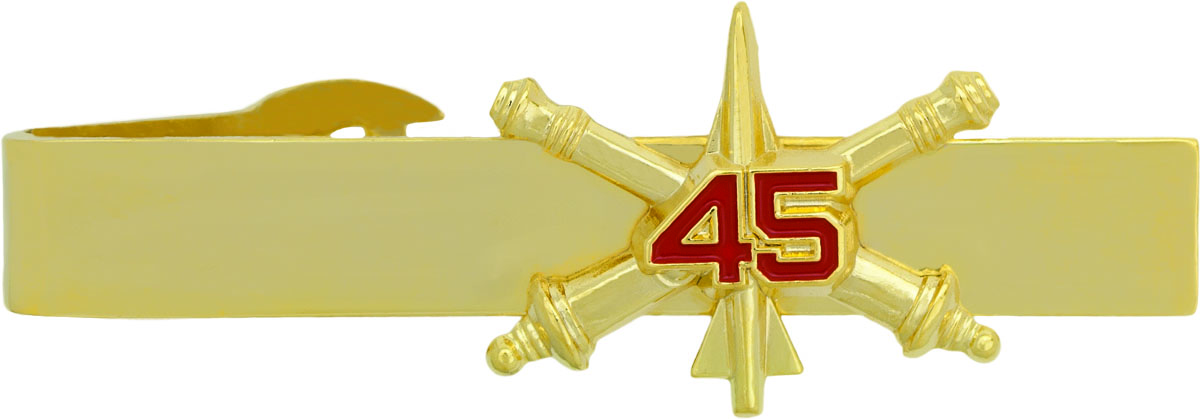 MARINE CORPS OFFICER TIE TACK 2 TONE