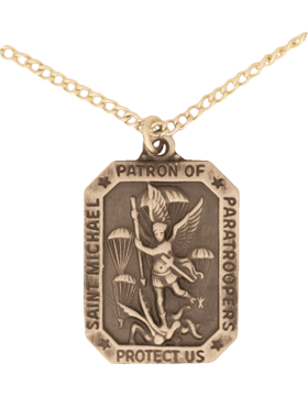 Saint Michael Necklace (Bronze)
