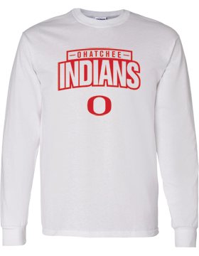 Ohatchee O Indians Long Sleeve T-Shirt G540