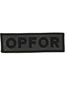 Opfor Name Tape Subdued with Black Letter