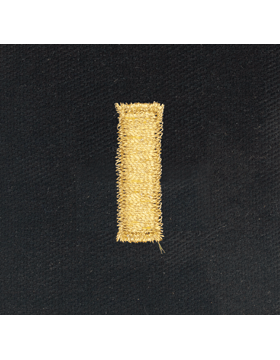Opfor Second Lieutenant Sew-on Rank Gold Metallic on Black