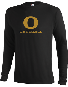 Oxford Baseball Under Gold O Performance Long Sleeve T-Shirt