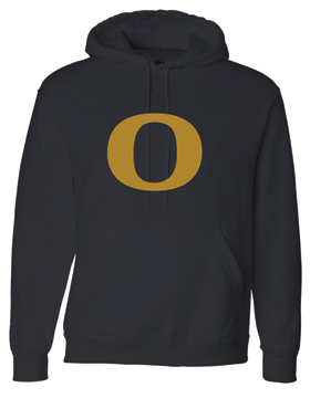 Oxford Gold O Gildan Heavy Blend 50/50 Hood G185