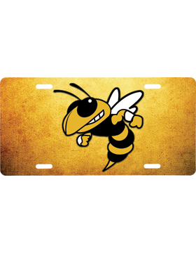 Oxford Yellow Jackets License Plate