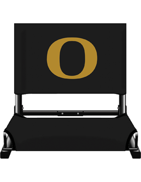 Oxford Gold O Canvas Stadium Chair Black