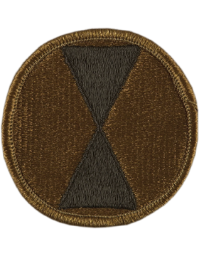7th Infantry Division Subdued Patch