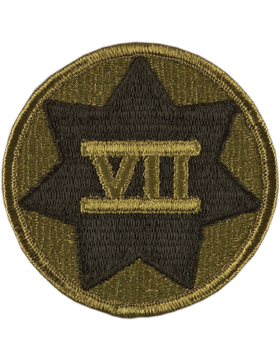 7th Corps Subdued Patch