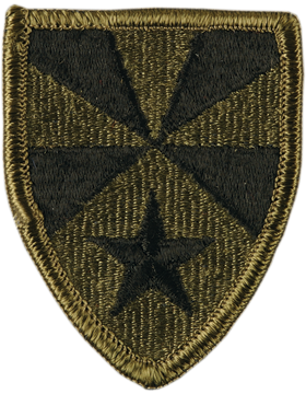 7th Army Support Command Subdued Patch