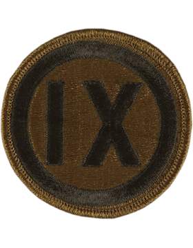 9th Corps Subdued Patch
