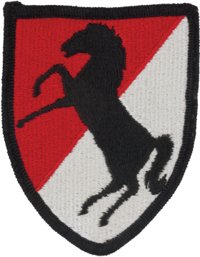 11th Armor Cavalry Full Color Patch