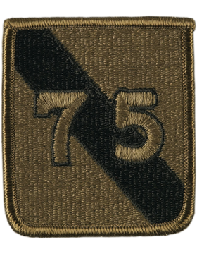 0075 Infantry Division Subdued Patch