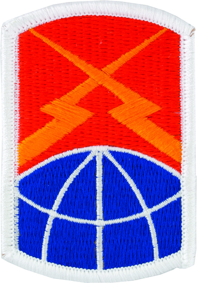 160th Signal Brigade Full Color Patch with Fastener