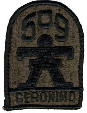 0509 Infantry Geronimo Subdued Patch
