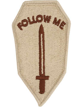Infantry School Follow Me Desert Patch