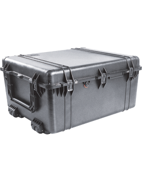 Pelican Case No Foam with Wheels and Lift Handles