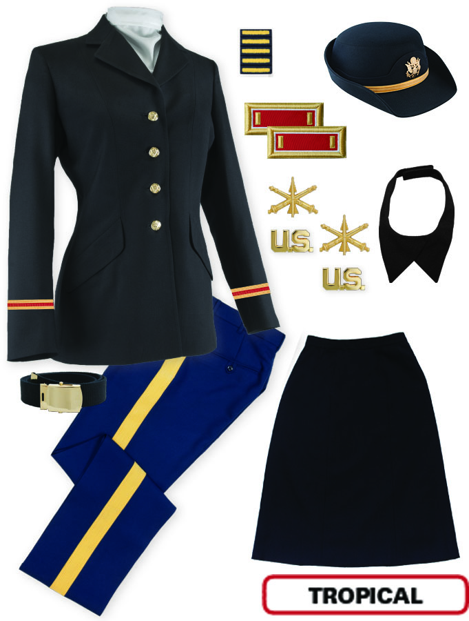 Female Dress Blue Package Premier Officer with Cap (Company Grade)