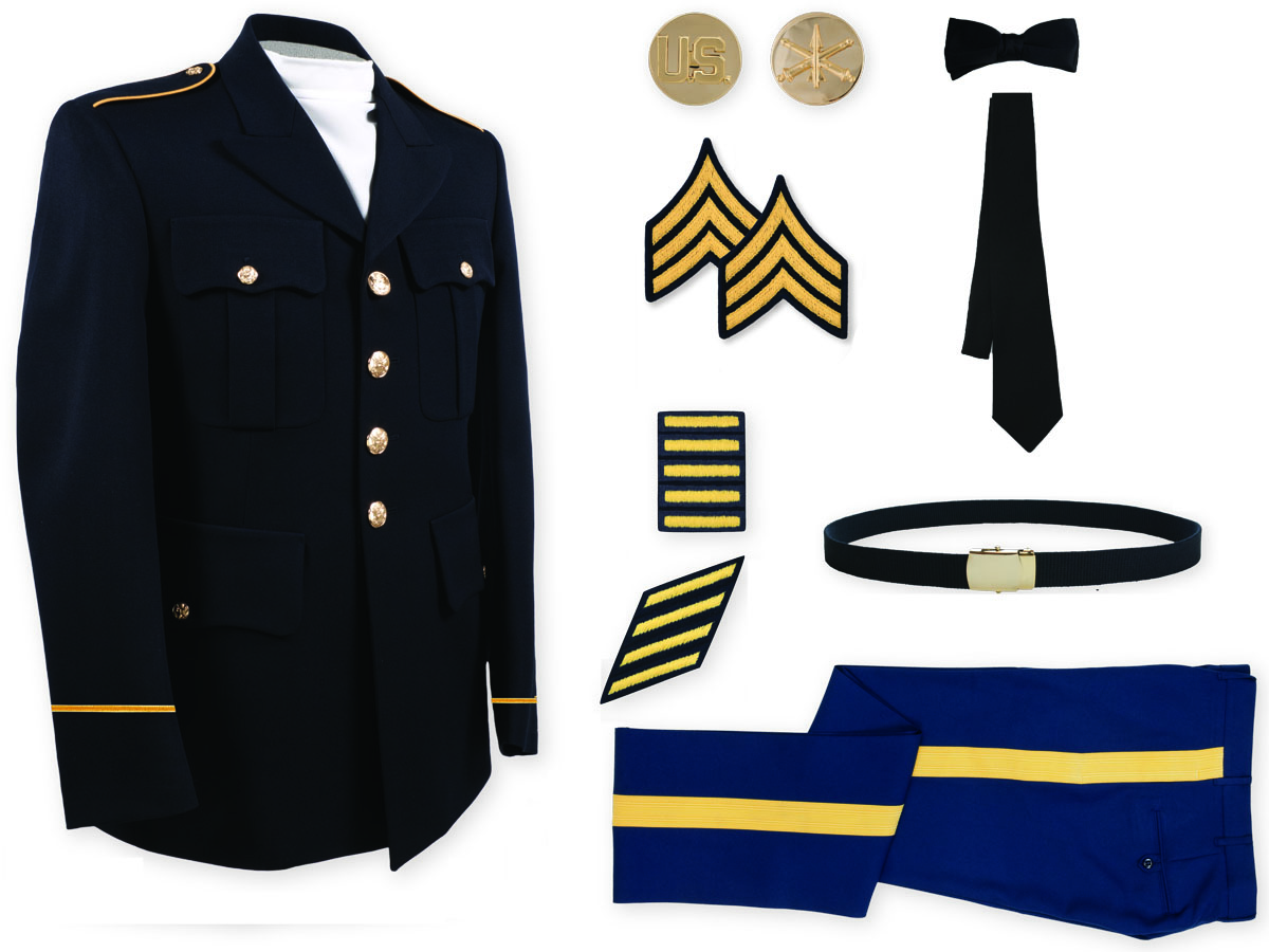 Male Dress Blue Package Elite NCO CPLCSM without Cap US Military