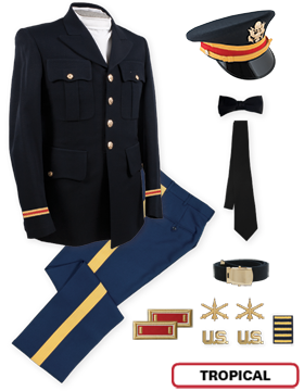 Male Dress Blue Package Premier Officer with Cap (Company Grade)