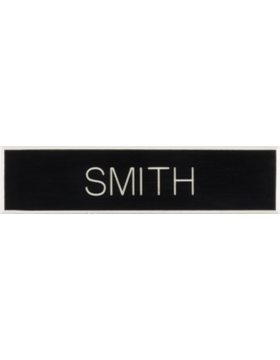 Plastic Nametag (Army Nameplate) Smooth Finish small