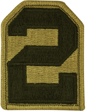 2nd Army Scorpion Patch with Fastener