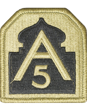 5th Army Scorpion Patch with Fastener
