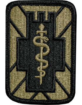 5th Medical Brigade Scorpion Patch with Fastener