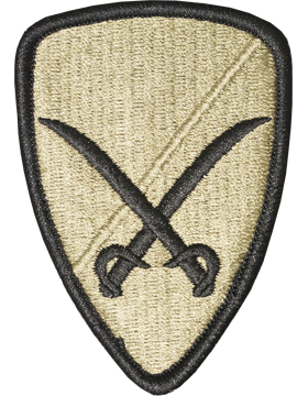 6th Cavalry Brigade Scorpion Patch with Fastener