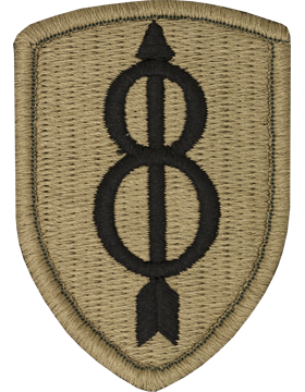 8th Infantry Divison Scorpion Patch with Fastener