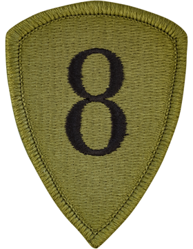 8th Personnel Command Scorpion Patch with Fastener