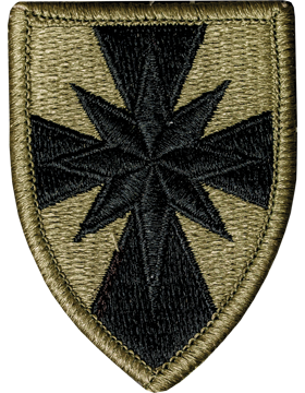 8th Theater Sustainment Command Scorpion Patch with Fastener